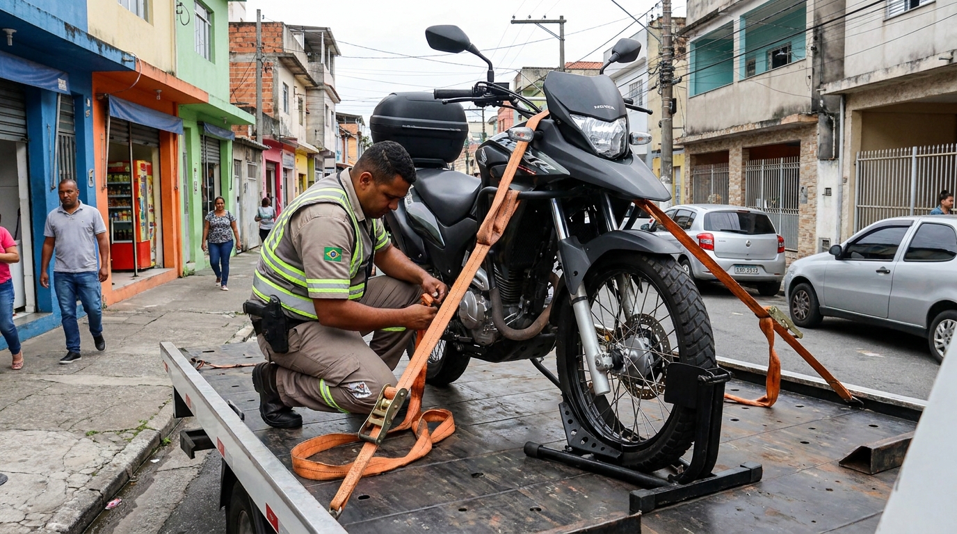 Guincho para Moto em Botucatu‑SP
